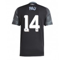 Aston Villa Pau Torres #14 Koszulka Wyjazdowa 2025-26 Krótki Rękaw